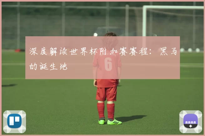深度解读世界杯附加赛赛程：黑马的诞生地