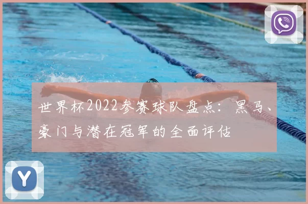 世界杯2022参赛球队盘点：黑马、豪门与潜在冠军的全面评估